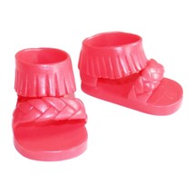 18&quot; Doll Plastic Red Fringe Summer Sandal Shoes OG American Girl My Life As - $93.87 MXN