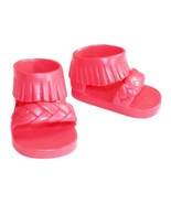 18" Doll Plastic Red Fringe Summer Sandal Shoes OG American Girl My Life As - $4.99