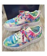 Fila Sandblast Low Tie Dye Sneakers Multi/White Women's Platform Shoes S... - $57.97