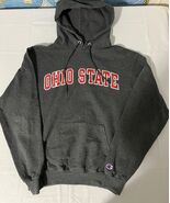 Ohio State Buckeye Champion Hoodie Size S NCAA Kangaroo Pocket Embroider... - €17,07 EUR
