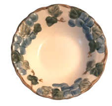 Vintage Poppytrail by Metlox 6” Bowl with Blue Grapes Made in California - £11.00 GBP