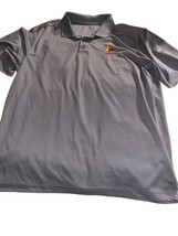 Armstrong Atlantic Gray Short Sleeve Polo Shirt Size 2X Holloway - £11.67 GBP
