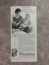 Vintage 1927 Wheatena Whole Wheat Cereal Original Ad 422 - £5.30 GBP