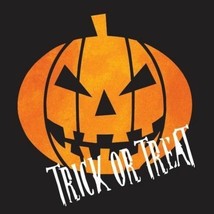Creepy Night Halloween Pumpkin &quot;Trick or Treat&quot; 16 Ct Beverage Napkins - £2.92 GBP