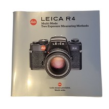 Leica R4 Brochure Pamphlet Camera West Germany 111-136 - £7.80 GBP