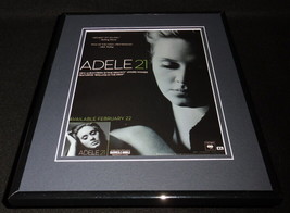 Adele 21 2011 Framed 11x14 ORIGINAL Vintage Advertisement  - $49.49