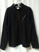 Spyder Black Fleece Jacket Pullover Men&#39;s Size L (Bin L) - $14.97