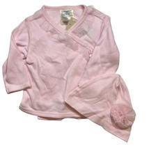 First Impressions Pink Kimono Top And Hat 0-3 Month New - £7.79 GBP
