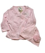 First Impressions Pink Kimono Top And Hat 0-3 Month New - £7.78 GBP