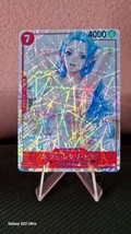 One Piece TCG Nefertari Vivi Custom Holographic Straw Grain Character Jap - £15.69 GBP