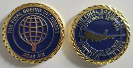The Final Boeing 747 Atlas Air N863GT 2&quot; Challenge Coin And 4&quot; Sticker Decal - £29.09 GBP