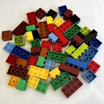 Miscellaneous Bag of 55 LEGO Duplo Bricks &amp; Blocks  - £9.70 GBP