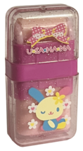 Eraser Usahana Bunny Pink Roller Sanrio Japan 2004 School Radiergummi Vintage Ka - £10.35 GBP
