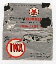 TWA 1940&#39;s Trans World Airlines DC-3 Ticket Jacket Skyclubs Skysleepers ... - £20.73 GBP