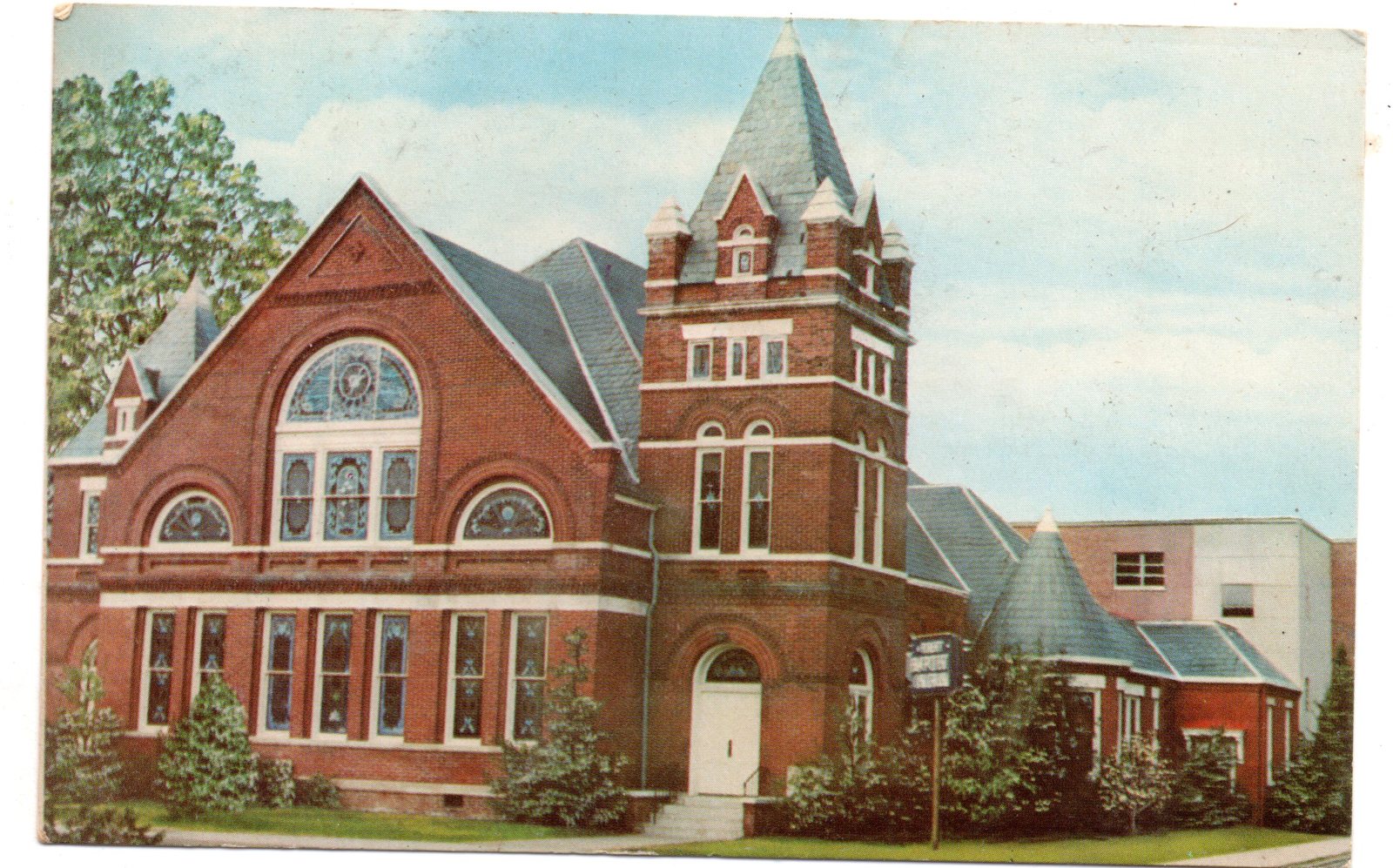 First Baptist Church Humboldt TN (1967) - Vintage Postcard - £3.19 GBP