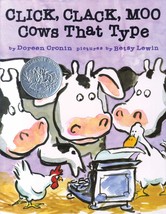 Click, Clack, Moo Cows That Type [Hardcover] Doreen Cronin and Betsy Lewin - $4.94