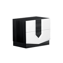 White And Grey Nightstand With 2 Drawer Sheets - €247,77 EUR