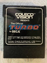 The Official Turbo by Sega Coleco Vision Video Game Cartridge - $5.89