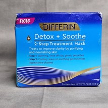 DIFFERIN Detox &amp; Soothe 2-Step Treatment Clay Face Mask - 1.75 oz NEW - €3,36 EUR