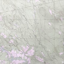 Map North Milo Maine 1988 Topographic Geological Survey 1:24000 27 x 22&quot;... - $44.99