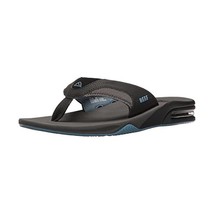 Reef Men&#39;s Fanning Sandals, Multicolor (Grey/Light Blue), 11 UK  - $98.00