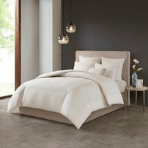 N Natori Hanae Cotton Blend Yarn Dyed Duvet Cover Set king - $148.50