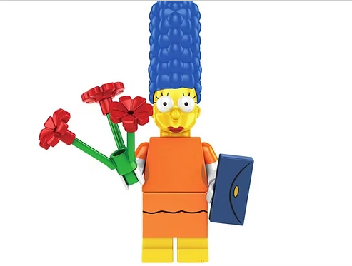 SLK Marge The Simpsons Cartoon Custom Minifigure Toy For Gift  - $7.60