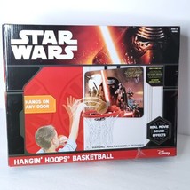 Star Wars Hangin Hoops Over The Door Indoor Basketball Game w/ Movie Sou... - $32.66