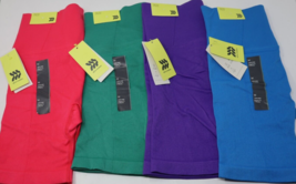 All In Motion Women&#39;s High Rise Regular Fit Rib Shorts Medium 6&quot; Lot of ... - $29.69