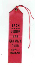 Bach Junior Van Katwijk Club Pink Ribbon Dallas Texas - $17.80