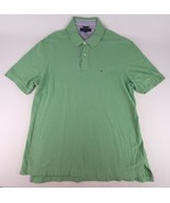 Tommy Hilfiger Polo Shirt Mens XL  Light Green Collared Short Sleeve Log... - £11.64 GBP