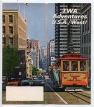 TWA Adventures USA ? West Booklet 1960&#39;s One Armed Bandits  - £21.70 GBP