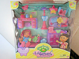 5" Doll Furniture Cabbage Patch Friends SLEEPOVER Room & Accessories Lil Sprouts - £14.91 GBP