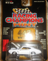 1997 Racing Champions 1969 Olldsmobile 442 w/Emblem 1/64 Scale Hood Opens  - £3.99 GBP