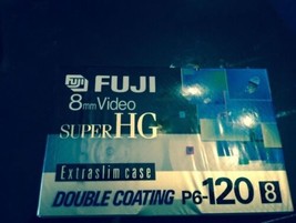 SEALED 8 mm SUPER HG FUJI Video Cassette Tape Film P6-120 8mm 120 - $9.90