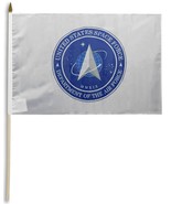 Trade Winds States Space Force Dept Of The Air White 12&#39;&#39;x18&#39;&#39; Wooden St... - $13.45 CAD