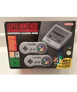 SNES Nintendo Classic Mini: Super Nintendo (Europe) W/ 21 Games No Regio... - £117.91 GBP