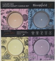 Bloomfield 4-Piece Luxury Soy Aromatherapy Candle Set, 4 x 3.5oz - £26.26 GBP