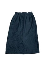Adrianna Papell Womens Skirt Size 6 Black Silk Lined Dressy Pencil - £19.55 GBP