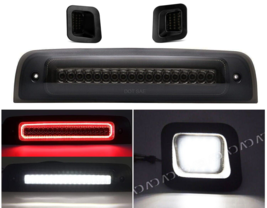 Strobe Smoked LED High Mount 3rd Brake Light For 09-18 Dodge RAM 1500 2500 3500 - £36.94 GBP