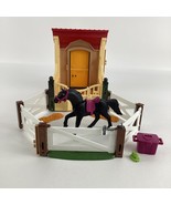 Playmobil Country Ranch 6934 Horse Stable Building Playset Ebony INCOMPLETE - $24.70