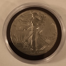 1941 D Walking Liberty Half Dollar Fine+ Condition US Mint Denver  - £23.58 GBP