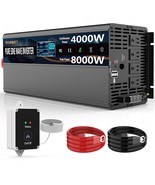 Pure Sine Wave Power Inverters 4000W 12V Dc To Ac 110V 120V Peak Power 8... - $428.97