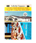 1960s New Glasgow Recreation Centre Lobster Supper Advertisement PEI Can... - $19.99