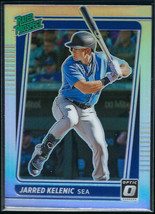 2021 Donruss Optic #RP20 Jarred Kelenic Seattle Rated Prospect Silver Holo - £7.42 GBP