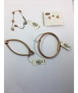 Lot of 3 Fossil Bracelets and 1 Pair of Earrings - $88.11