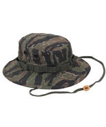 HOT WEATHER BOONIE MILITARY JUNGLE TYPE II TIGER STRIPE LARGE 7 1/4 - 7 3/8 - €22,04 EUR