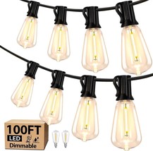100FT LED Outdoor String Lights, Waterproof Outside Patio Lights - $29.49