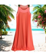 Vanity Fair Vintage Nightgown Sleeveless Coral Women’s S Silky Timeless - $531.77 MXN