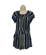 LOFT Outlet Lounge A Line Dress Size Small Empire Waist Striped Multicol... - £23.44 GBP